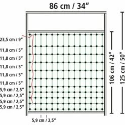 Kerbl Porte Pour Filets De Clôture électrique 95-125 Cm 446518 - Noir -POULAILLER ET ÉLEVAGE DE LA BASSE-COUR Ventes 5449251 5
