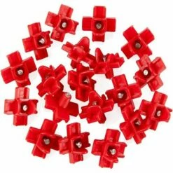 TINOR Lot De 10 Mamelons D'eau Mangeoire à Poulet Fournitures De Volaille Croix De Poule