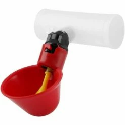 TINOR 5 Pièces Tasses à Boire De L'eau De Volaille Mangeoire à Oiseaux Abreuvoir Automatique En Plastique Pour Le Bétail Poulet Poule Poulailler Poulailler Arc D'alimentation(25mm,3/4") -POULAILLER ET ÉLEVAGE DE LA BASSE-COUR Ventes 54847741 4