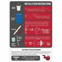 TINOR Lot De 4 - Kit D'eau Automatique Pour Volaille -POULAILLER ET ÉLEVAGE DE LA BASSE-COUR Ventes 54847764 5