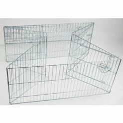 Kerbl Enclos Pour Animaux De Compagnie Easy Métal Argenté 82845 - Argent -POULAILLER ET ÉLEVAGE DE LA BASSE-COUR Ventes 5487575 4