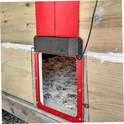 LIFCAUSAL Porte Automatique Pour Poulailler, Porte En Plastique Léger, Détection De Lumière, Ouverture Différée Le Soir Et Le Matin, Rouge -POULAILLER ET ÉLEVAGE DE LA BASSE-COUR Ventes 54923780 5
