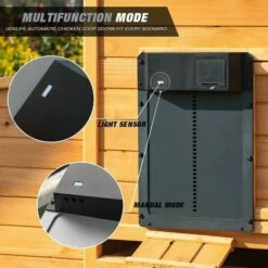 THSINDE Porte De Poulailler Automatique Porte Entièrement En Aluminium Capteur De Lumière Pour Poulailler Porte De Poulailler Contrôle De Minuterie Porte De Poulailler Porte De Poulet Automatique Multi-modes -POULAILLER ET ÉLEVAGE DE LA BASSE-COUR Ventes 55629974 3