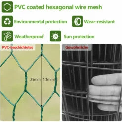 Randaco Enclos Pour Poulailler En Acier Galvanisé. Toit Imperméable Et Anti UV. Porte Avec Loquet. 3x2x2m - Argent 8 Randaco Enclos Pour Poulailler En Acier Galvanisé. Toit Imperméable Et Anti UV. Porte Avec Loquet. 3x2x2m - Argent -POULAILLER ET ÉLEVAGE DE LA BASSE-COUR Ventes 56395581 4