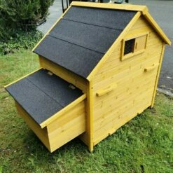 POULAILLER DIRECT Poulailler Bassette Xl Toit Shingle Noir 6 À 8 Poules - Noir -POULAILLER ET ÉLEVAGE DE LA BASSE-COUR Ventes 56645761 3