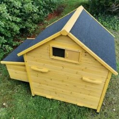 POULAILLER DIRECT Poulailler Bassette Xl Toit Shingle Noir 6 À 8 Poules - Noir -POULAILLER ET ÉLEVAGE DE LA BASSE-COUR Ventes 56645761 4