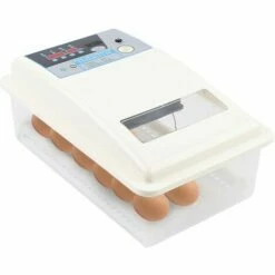 GOJOY Couveuse Automatique De 24 œufs De Poules à Affichage Digital De La Température 39 * 25 * 13 Cm Incubateur Automatique Mini Pour Couver Poule Canard Caille œufs De Canard