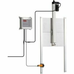 PawHut Porte Automatique Pour Poulailler - Minuterie, Capteur De Luminosité, 2 Télécommandes, Kit Installation Inclus - Alu. ABS Gris - Gris