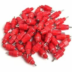 MACARON Lot De 50 Eau Mamelons Abreuvoirs Alimentateur Fournitures De Volaille Pour Poule Canard LO-Ron