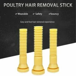 MACARON Caoutchouc Volaille Plumer Les Doigts Bâton D'enlèvement De Plumes De Cheveux De Remplacement Pour Poulet / Canards / Poulet / Pigeon LO-Ron -POULAILLER ET ÉLEVAGE DE LA BASSE-COUR Ventes 57779724 4