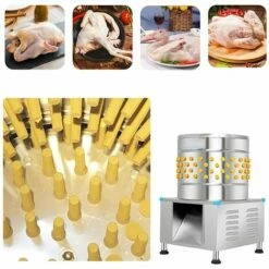 MACARON Caoutchouc Volaille Plumer Les Doigts Bâton D'enlèvement De Plumes De Cheveux De Remplacement Pour Poulet / Canards / Poulet / Pigeon LO-Ron -POULAILLER ET ÉLEVAGE DE LA BASSE-COUR Ventes 57779724 5