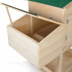 IDMARKET Poulailler EXCLUSIVE Avec Pondoir En Bois Et Aire De Jeux -POULAILLER ET ÉLEVAGE DE LA BASSE-COUR Ventes 57961274 4