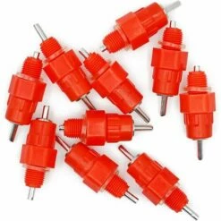 REGALI Lot De 10 D'eau Pour Poulet En Forme De Cailles - En Acier Inoxydable - Rouge 7 REGALI Lot De 10 D'eau Pour Poulet En Forme De Cailles - En Acier Inoxydable - Rouge -POULAILLER ET ÉLEVAGE DE LA BASSE-COUR Ventes 57964072 3
