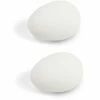 CYCLINGCOLORS 2x œuf De Poule Factice En Argile Identique Et Taille Réelle Poulailler Ponte Faux œufs