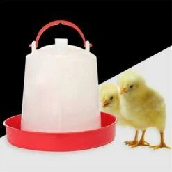 EINEMGELD Abreuvoir à Poulet En Plastique Abreuvoir Mangeoire Avec Manipulez Les Outils D'alimentation En Eau Pour Poule Poule Caille Bantam 1kg -POULAILLER ET ÉLEVAGE DE LA BASSE-COUR Ventes 59144812 3