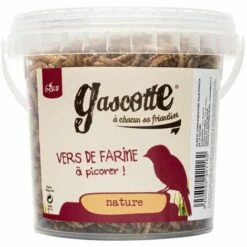 Gasco - Vers De Farine Gascotte Pour Oiseaux Des Jardins - 100g