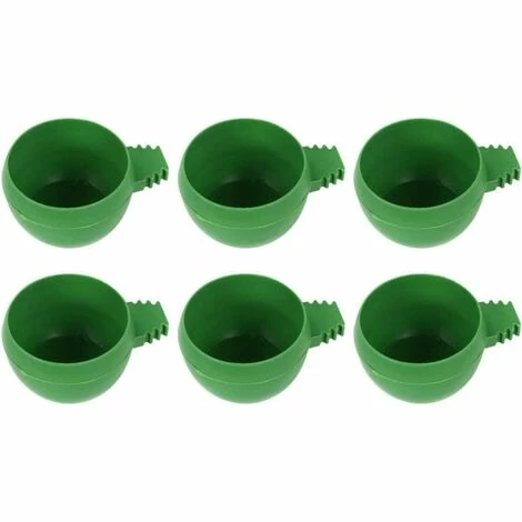 ROSIER 20 Pièces Abreuvoir Mangeoires Alimentateur à Oiseaux En Plastique Bol Tasse Alimentaire Nourriture Pour Petit Oiseau Perroquet Pigeon (vert)——VEBTles 1 ROSIER 20 Pièces Abreuvoir Mangeoires Alimentateur à Oiseaux En Plastique Bol Tasse Alimentaire Nourriture Pour Petit Oiseau Perroquet Pigeon (vert)——VEBTles