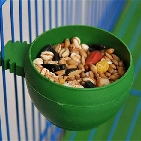 ROSIER 20 Pièces Abreuvoir Mangeoires Alimentateur à Oiseaux En Plastique Bol Tasse Alimentaire Nourriture Pour Petit Oiseau Perroquet Pigeon (vert)——VEBTles 2 ROSIER 20 Pièces Abreuvoir Mangeoires Alimentateur à Oiseaux En Plastique Bol Tasse Alimentaire Nourriture Pour Petit Oiseau Perroquet Pigeon (vert)——VEBTles – Image 2