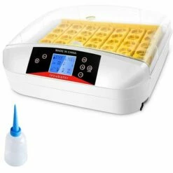 BAMNY Incubateur Entièrement Automatique 55 œufs Couveuse Numérique Avec Rotation Automatique Des œufs Et Contrôle De La Température Et De L'humidité Pour Poules, Canards, Cailles, Oies, œufs à Poulet