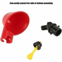 Yoouyida Automatique Poulet/volaille Les Buveurs/Garden Innovations Avec Tasses D'arrosage Tasses Bols Plastique Rouge Jardin Poulet Flock Duck Bird Feeder 10 Tasses D'eau Avec Matériel -POULAILLER ET ÉLEVAGE DE LA BASSE-COUR Ventes 60652105 4