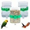 GUAZHUNIFR 3Pcs Abreuvoir À Oiseaux Automatique, Mangeoire Pour Les Oiseaux, Abreuvoir à Oiseaux Automatique, Mangeoire à Oiseaux Mangeoire Pour Animaux De Compagnie, Distributeur D'eau Pour Cage à Oiseaux