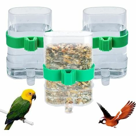 GUAZHUNIFR 3Pcs Abreuvoir À Oiseaux Automatique, Mangeoire Pour Les Oiseaux, Abreuvoir à Oiseaux Automatique, Mangeoire à Oiseaux Mangeoire Pour Animaux De Compagnie, Distributeur D'eau Pour Cage à Oiseaux 1 GUAZHUNIFR 3Pcs Abreuvoir À Oiseaux Automatique, Mangeoire Pour Les Oiseaux, Abreuvoir à Oiseaux Automatique, Mangeoire à Oiseaux Mangeoire Pour Animaux De Compagnie, Distributeur D'eau Pour Cage à Oiseaux