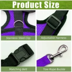 STARLIGHT 2 Pièces Harnais De Poulet Set, SL.GT Laisse Pour Poule Réglable, Harnais Respirant Chiot, Ajustable Harnet Petit Animal, Harnai Poulet Anti Traction -POULAILLER ET ÉLEVAGE DE LA BASSE-COUR Ventes 60885557 3