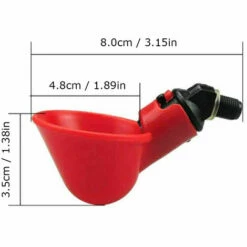 LIFCAUSAL Abreuvoir Automatique De Machine De Tasse D'eau De Poulet En Plastique De Tasses à Boire D'eau De Volaille Pour La Caille De Poule -POULAILLER ET ÉLEVAGE DE LA BASSE-COUR Ventes 61022951 3