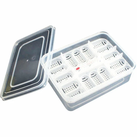 LIFCAUSAL Plateau à Oeufs De Reptiles Boîte à Oeufs De Reptile Boîte D'élevage De Reptiles Boîte D'incubation De Reptiles Convient à L'éclosion De Lézards De Serpents Reptiles Avec Thermomètre 2 LIFCAUSAL Plateau à Oeufs De Reptiles Boîte à Oeufs De Reptile Boîte D'élevage De Reptiles Boîte D'incubation De Reptiles Convient à L'éclosion De Lézards De Serpents Reptiles Avec Thermomètre – Image 2