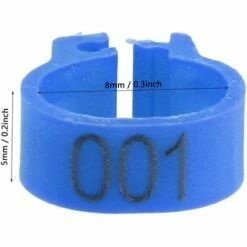 GESCHENKE 100 Pièces Anneaux De Poule, Anneaux D'Oiseau Anneaux De Pigeon De Volaille En Plastique Pour Poussins Canards (Bleu) -POULAILLER ET ÉLEVAGE DE LA BASSE-COUR Ventes 61583594 2