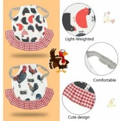 REGALI Lot De 4 Tabliers De Poule De Selle De Poule Standard Avec Protection De L'aile Arrière De La Volaille à Bande élastique -POULAILLER ET ÉLEVAGE DE LA BASSE-COUR Ventes 61583602 4