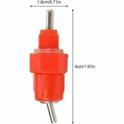 REGALOS Lot De 20 Tétines Automatiques Pour Poules, Volailles, Poulets, Canards, Fontaine à Boire, Alimentation Du Bétail, équipement D'abreuvement Du Bétail. 9 REGALOS Lot De 20 Tétines Automatiques Pour Poules, Volailles, Poulets, Canards, Fontaine à Boire, Alimentation Du Bétail, équipement D'abreuvement Du Bétail. -POULAILLER ET ÉLEVAGE DE LA BASSE-COUR Ventes 61654406 5