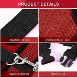 REGALI Sangles De Harnais De Poulet Réglables Tablier De Poule Débardeur Confortable Et Respirant Pour Poulet, Canard Ou Oie (rouge M) -POULAILLER ET ÉLEVAGE DE LA BASSE-COUR Ventes 61660373 5