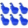REGALOS Lot De 6 Abreuvoirs Automatiques 3/8", Abreuvoirs Automatiques Pour Poulet, Abreuvoirs Poulet Canard Dinde (bleu)