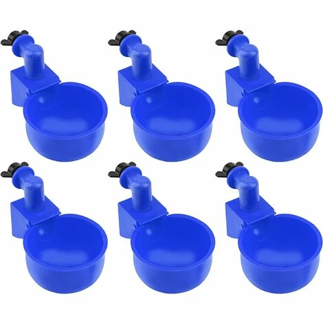 REGALOS Lot De 6 Abreuvoirs Automatiques 3/8", Abreuvoirs Automatiques Pour Poulet, Abreuvoirs Poulet Canard Dinde (bleu) 1 REGALOS Lot De 6 Abreuvoirs Automatiques 3/8", Abreuvoirs Automatiques Pour Poulet, Abreuvoirs Poulet Canard Dinde (bleu)