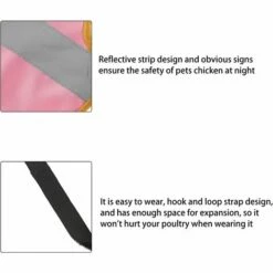 REGALOS Vêtements De Poulet, Tablier De Protection Robuste Pour Poulet Et Canard (rose) -POULAILLER ET ÉLEVAGE DE LA BASSE-COUR Ventes 61663126 4