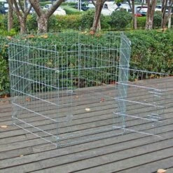 WILTEC Parc Pour Chiens Enclos Pour Chiots 6 Pièces 70x91 Cm Par élément Cage Pour Animaux Domestiques 7 WILTEC Parc Pour Chiens Enclos Pour Chiots 6 Pièces 70x91 Cm Par élément Cage Pour Animaux Domestiques -POULAILLER ET ÉLEVAGE DE LA BASSE-COUR Ventes 6273243 3