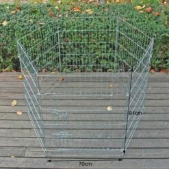 WILTEC Parc Pour Chiens Enclos Pour Chiots 6 Pièces 70x91 Cm Par élément Cage Pour Animaux Domestiques 8 WILTEC Parc Pour Chiens Enclos Pour Chiots 6 Pièces 70x91 Cm Par élément Cage Pour Animaux Domestiques -POULAILLER ET ÉLEVAGE DE LA BASSE-COUR Ventes 6273243 4