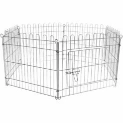 WILTEC Parc Pour Chiens Enclos Pour Chiots 6 Pièces 60x60 Cm Par élément Cage Pour Animaux Domestiques