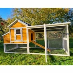 CHEMIN DES POULAILLERS Poulailler Toit Renforcé M Toit Plastique 6 À 8 Poules -POULAILLER ET ÉLEVAGE DE LA BASSE-COUR Ventes 6350886 3