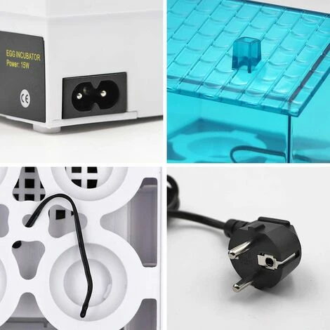 BENOBBY KIDS Incubateur 4 D'Oeufs Mini Incubateur Automatique Numérique D'Incubateur D'Oeufs Incubateur Oeufs Automatique Couveuse 4 Oeufs D'Incubation Éclosoir De Volaille Domestique Pour Poulets 2 BENOBBY KIDS Incubateur 4 D'Oeufs Mini Incubateur Automatique Numérique D'Incubateur D'Oeufs Incubateur Oeufs Automatique Couveuse 4 Oeufs D'Incubation Éclosoir De Volaille Domestique Pour Poulets – Image 2