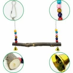 BAICCCF Accessoire Poulailler Lot De 2 Jouets De Balançoire De Poulet En Bois Naturel, Jouet De Support En Bois De Poulet, Accessoires De Poulailler, Jouet De Balançoire De Perruche De Poulet Pour Poules De Poulet, Perruche, Entraînement D'oiseaux -POULAILLER ET ÉLEVAGE DE LA BASSE-COUR Ventes 64107295 2