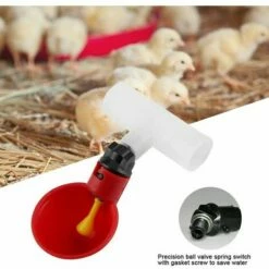 NAXUNNN 5 Pièces Tasses à Boire De L'eau De Volaille Mangeoire à Oiseaux Abreuvoir Automatique En Plastique Pour Le Bétail Poulet Poule Poulailler Poulailler Arc D'alimentation -POULAILLER ET ÉLEVAGE DE LA BASSE-COUR Ventes 64122373 3