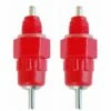 ARC-EN-CIéL 2 Pcs Eau Tetine Poulet Alimentateur Fournitures De Volaille Poule Vis Dans Le Style -Arcenciél