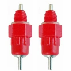 ARC-EN-CIéL 2 Pcs Eau Tetine Poulet Alimentateur Fournitures De Volaille Poule Vis Dans Le Style -Arcenciél