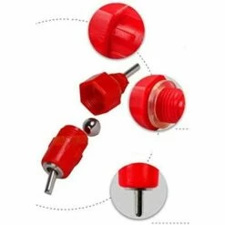 ARC-EN-CIéL 2 Pcs Eau Tetine Poulet Alimentateur Fournitures De Volaille Poule Vis Dans Le Style -Arcenciél -POULAILLER ET ÉLEVAGE DE LA BASSE-COUR Ventes 64127604 3
