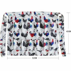 SLBRILLèRE Tablier De Collecte D'œufs - 14 Poches - Impression De Coq - Pour Poulailler - Accessoires De Maison - Pour Maison De Ferme, Cuisine, De Travail -POULAILLER ET ÉLEVAGE DE LA BASSE-COUR Ventes 64137489 3