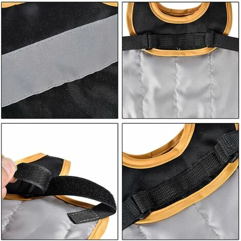 REGALI Selles De Poulet Tabliers De Volaille Avec Bandes élastiques Protecteurs De Poussins (noir) 3 REGALI Selles De Poulet Tabliers De Volaille Avec Bandes élastiques Protecteurs De Poussins (noir) – Image 3