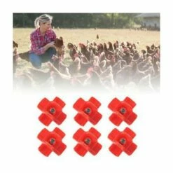 MONLY Tétine à Eau De Volaille, Abreuvoir Automatique Pour Tétine De Poulet Avec Montage Latéral Horizontal, Lot De 12 -POULAILLER ET ÉLEVAGE DE LA BASSE-COUR Ventes 64457886 4