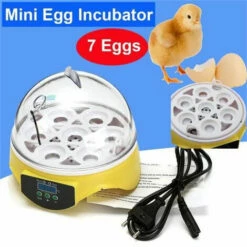 Mini Incubateur D'Oeufs Jaune 1pcs FUIENKO -POULAILLER ET ÉLEVAGE DE LA BASSE-COUR Ventes 64473014 3